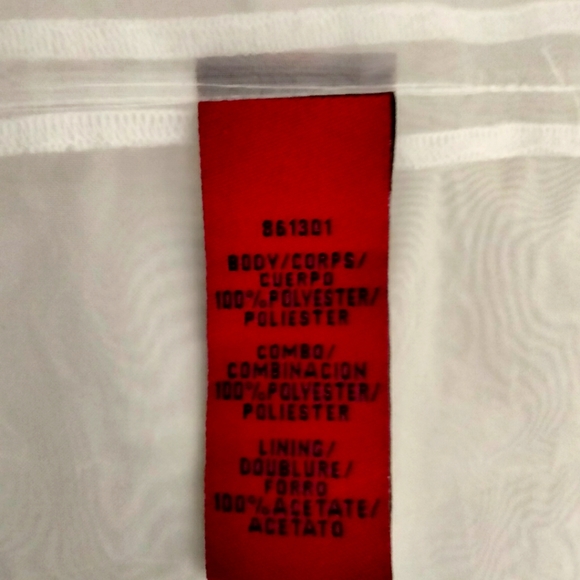 Cream Hi Low Prom Wedding Floral Strapless Dress L - Picture 6 of 7